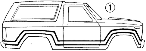 Bronco STRIPE TAPE