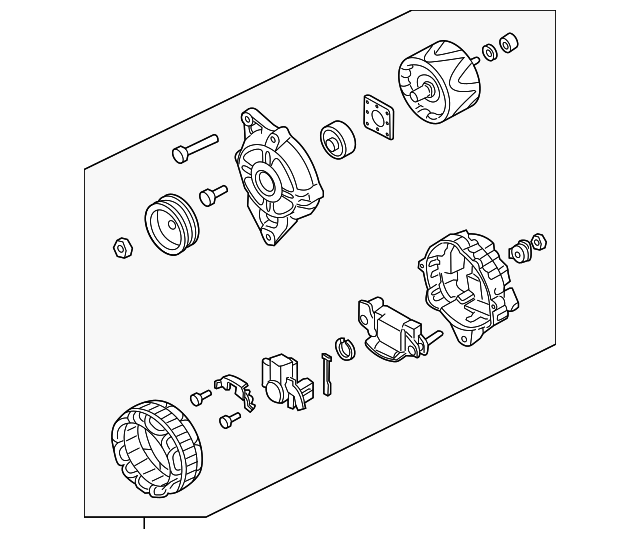 MD350608 ALTERNATOR