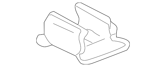10401038 Деталь MOLDING RETAINER, LEFT