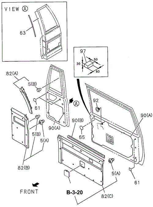 SLX TAILGATE TRIM