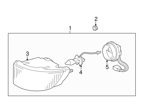 ES300 BULBS - CHASSIS