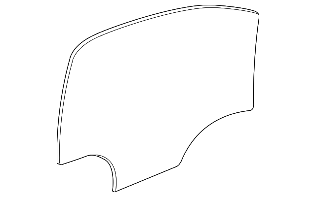 95207984 DOOR GLASS, LEFT
