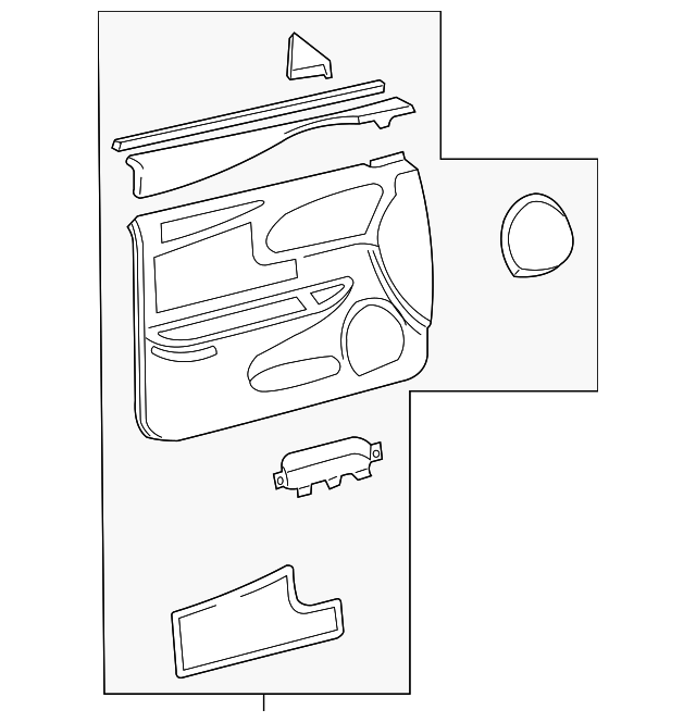 10353969 TRIM PANEL, RIGHT