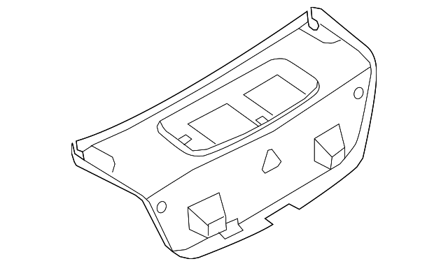 51-49-7-050-310 Деталь TRUNK LID TRIM
