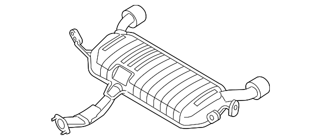 28700-1F400 Деталь MUFFLER