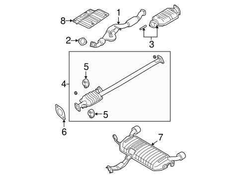 Sportage EXHAUST COMPONENTS
