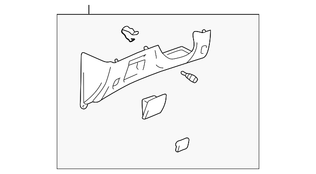 55302-33110-B1 Деталь LOWER TRIM PANEL