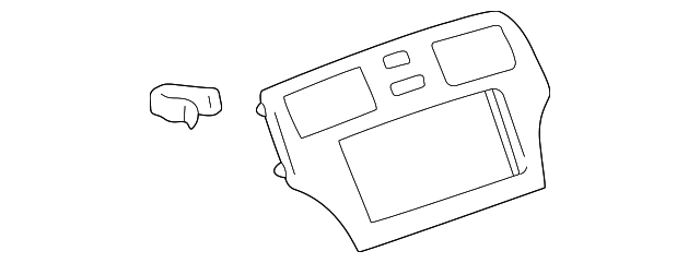 55405-33190 Деталь CENTER BEZEL