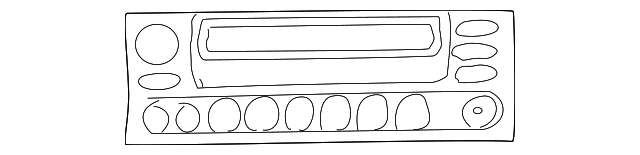 86120-52060 Деталь AM/FM RADIO