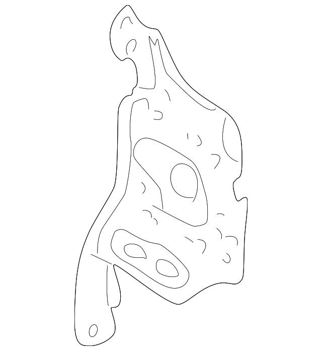 86212-52010 Деталь AM/FM RADIO MOUNT BRACKET, LEFT