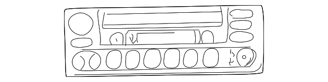 86120-52300 Деталь AM/FM RADIO