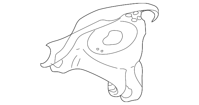 55366373AB Деталь LOWER CNTRL ARM, LEFT