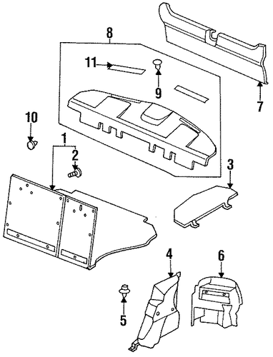 Sephia TRUNK TRIM