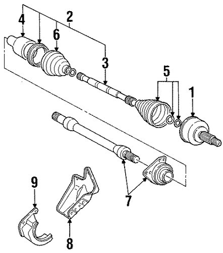 Contour DRIVE AXLES