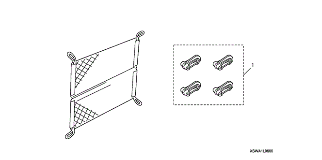 ACCESSORIES/CARGO NET for 2007 Honda CR-V #1