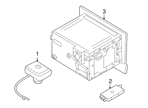 R8 NAVIGATION SYSTEM COMPONENTS
