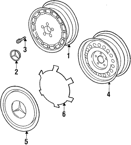 300CE WHEELS & TRIM