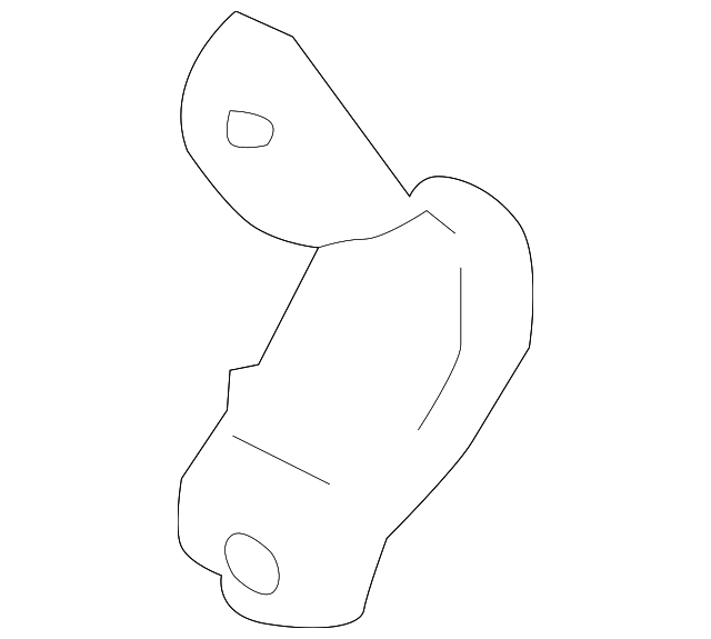 SU003-00397 Деталь STABILIZER BAR BRACKET, LEFT
