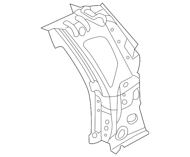 95215288 Деталь REAR PANEL, RIGHT