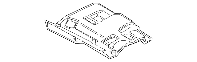51-45-7-054-184 Деталь LOWER TRIM PANEL, LEFT