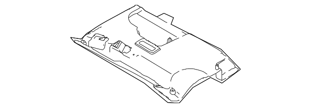51-45-7-025-640 Деталь LOWER TRIM PANEL, RIGHT