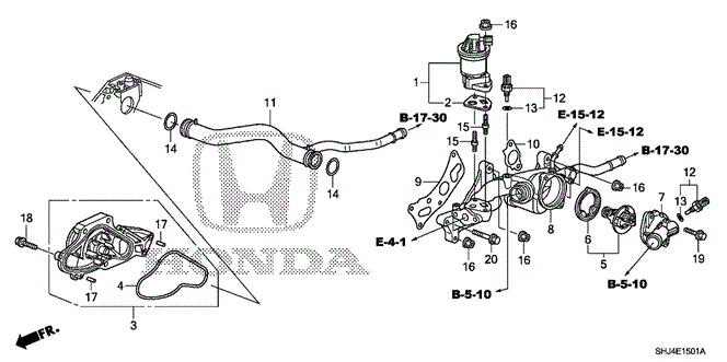 ENGINE/WATER PUMP (2) for 2008 Honda ODYSSEY #1