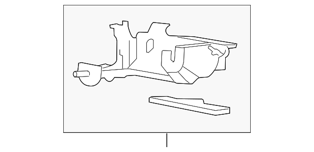 22724327 Деталь HEATER CORE COVER