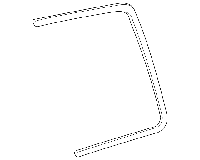 ZZP150810 Деталь WINDOW MOLDING, RIGHT