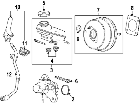 ATS MASTER CYLINDER - COMPONENTS ON DASH PANEL 2