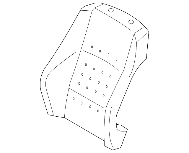 52-10-9-120-278 SEAT BACK PAD, RIGHT