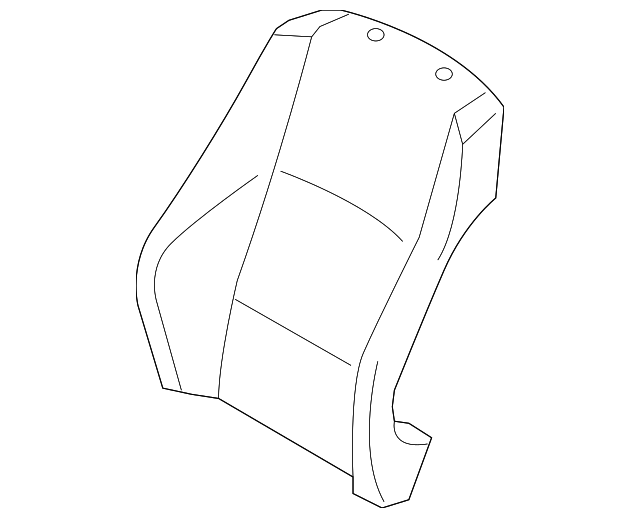52-10-9-145-702 SEAT BACK COVER, RIGHT