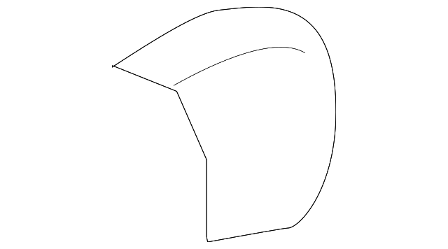 1CW091D5AA Деталь SIDE SHIELD, LEFT