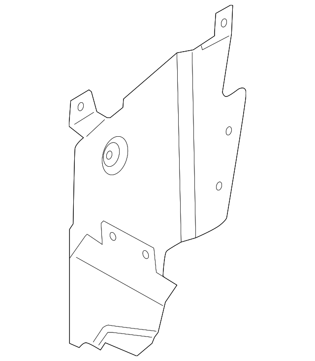 427-825-733-A Деталь LOWER SHIELD, RIGHT
