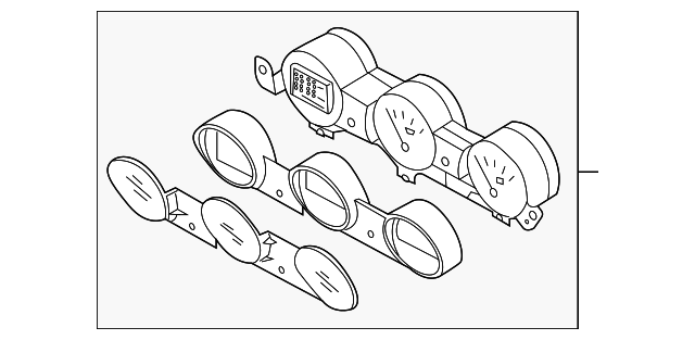 24845-CD300 Деталь GAUGE CLUSTER