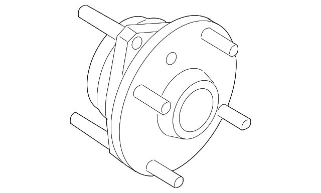 4342186Z21 Деталь HUB & BEARING, RIGHT
