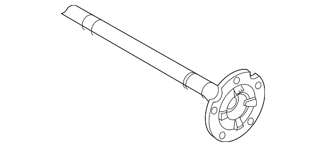52351-3E150 Деталь AXLE SHAFT, LEFT