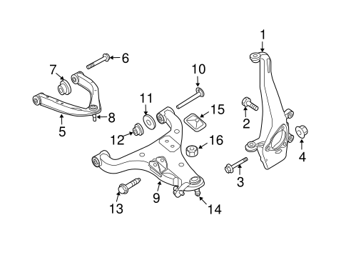 Xterra SUSPENSION COMPONENTS 3