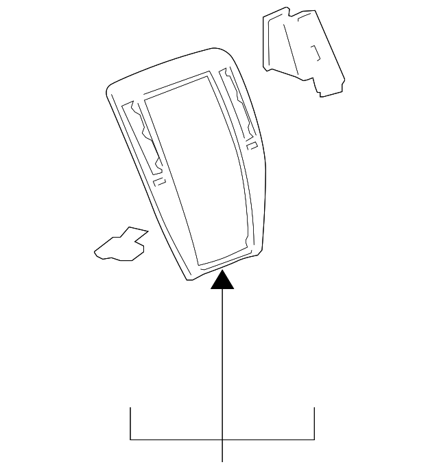 15905540 CENTER BEZEL