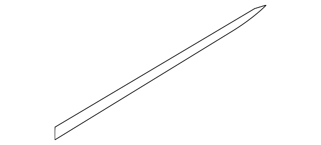 ZH60TZZAA Деталь BODY SIDE MLDG, RIGHT