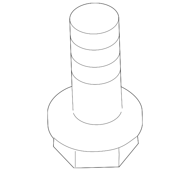 SU003-04131 Деталь TANK STRAP FRONT BOLT, LEFT