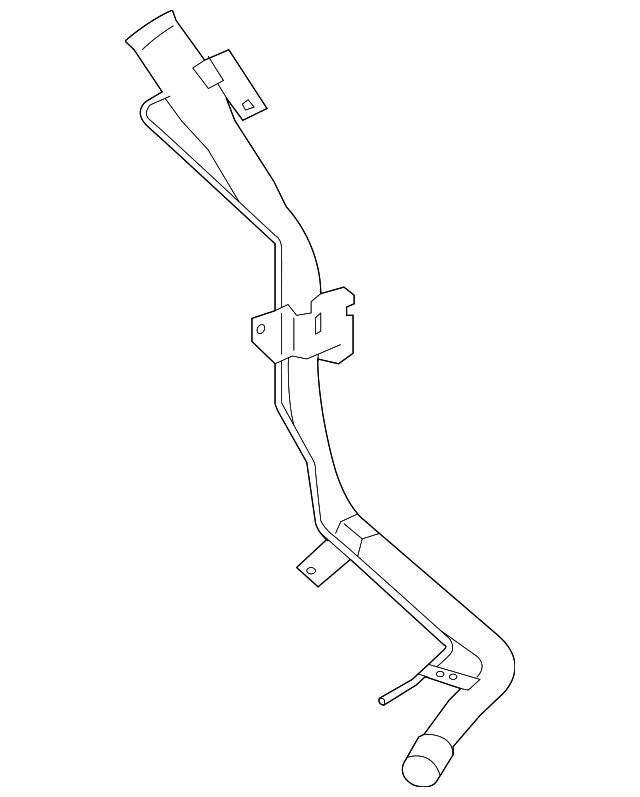 SU003-01077 Деталь FILLER PIPE