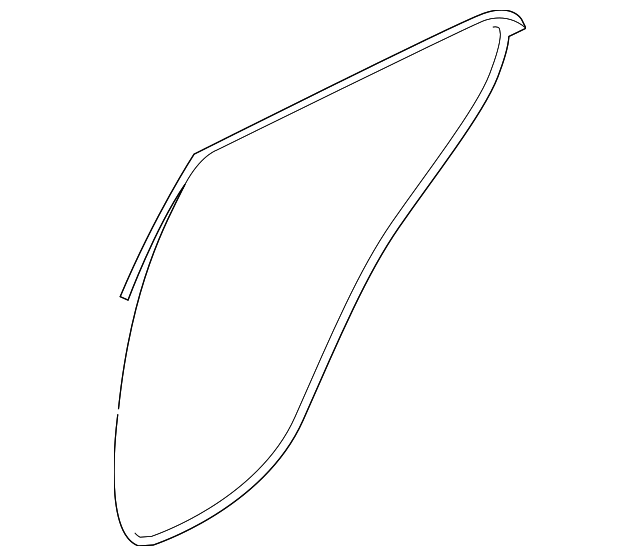 83140-3W000 Деталь DOOR W'STRIP, RIGHT