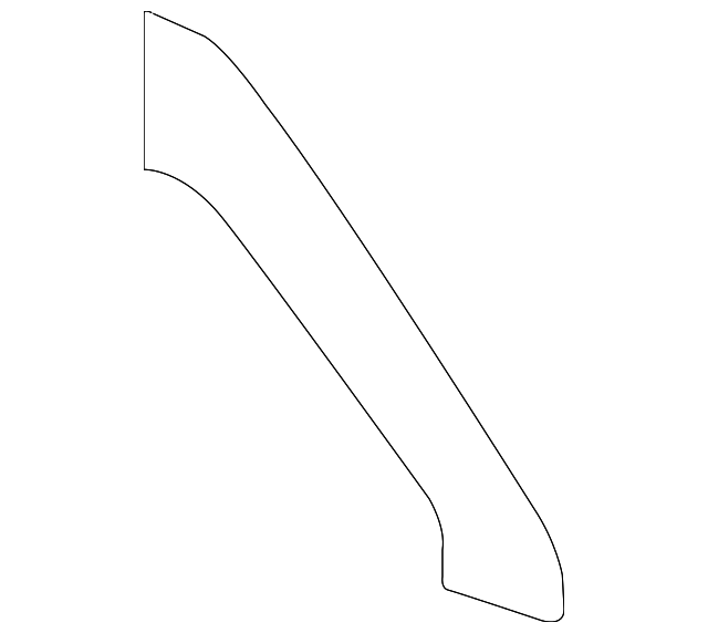 7P6-945-311-9B9 Деталь SIDE TRIM, LEFT