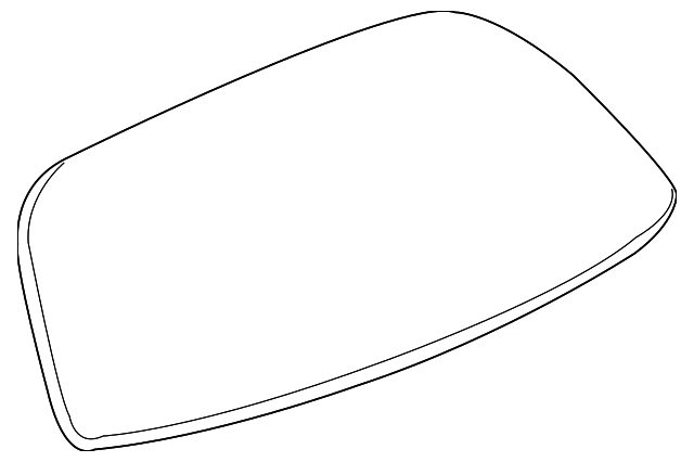 10437989 Деталь BACK GLASS