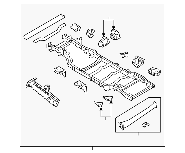 68264157AA Деталь FRAME ASSY