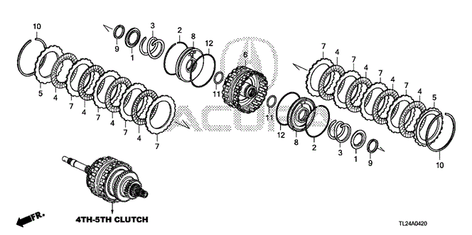 TSX SEDAN AT CLUTCH (4TH-5TH)