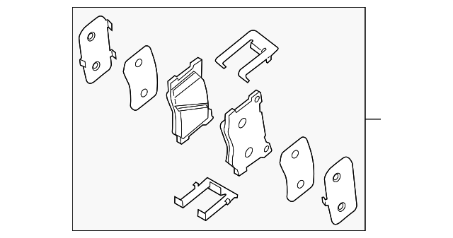 58101-B1A30 BRAKE PADS
