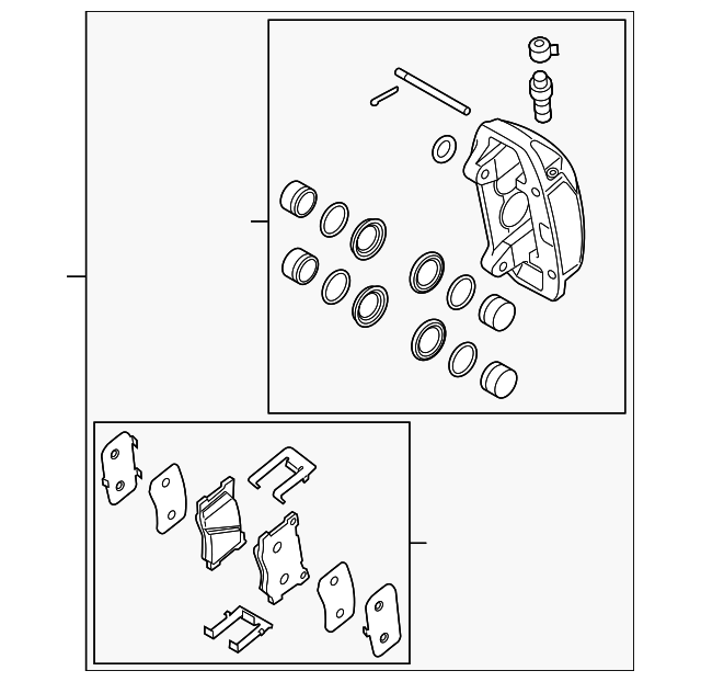 58110-B1200 Деталь CALIPER ASSY, LEFT