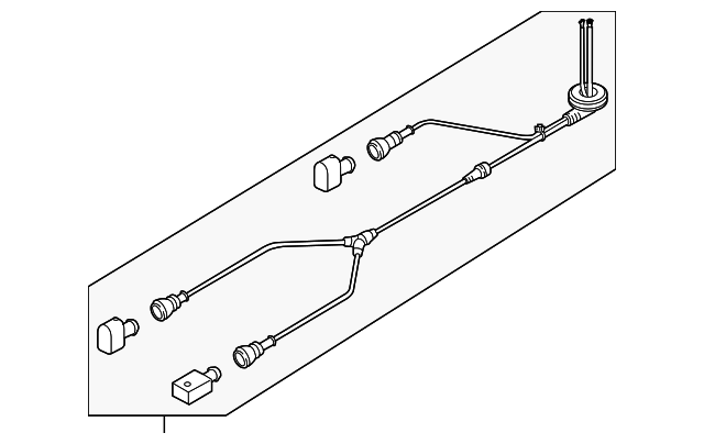 1Q0-927-903-H Деталь ABS SENSOR WIRE, LEFT