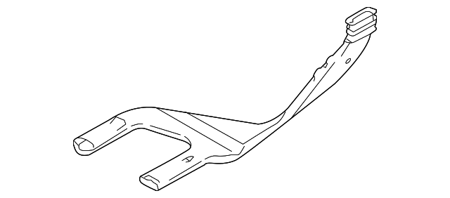 72511AJ01A Деталь HEATER DUCT, LEFT